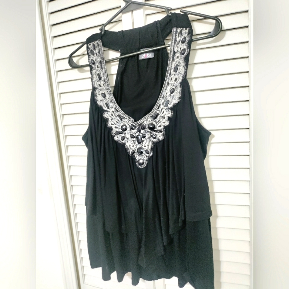 Beaded tank top